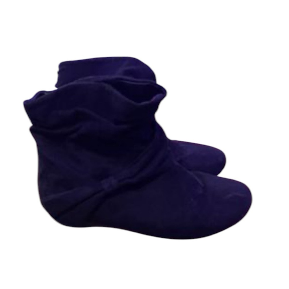 Black Felt Ankle Booties- 4m
